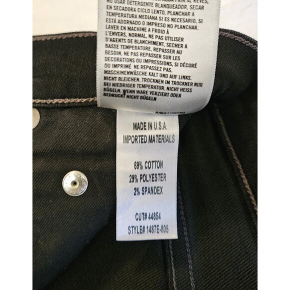 Citizens of Humanity Rocket High rise Skinny black Jeans Size 29 Distressed USA - Picture 8 of 14